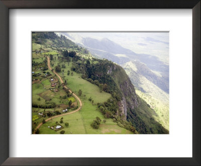 Elgoyo Escarpment With Tea Cultivation Looking E Into The Rift Valley, Kenya by Michael Fay Pricing Limited Edition Print image