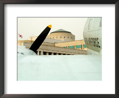 Detail Of Rok Airforce Plane Outside War Memorial And Museum, North Of River, Seoul, South Korea by Anthony Plummer Pricing Limited Edition Print image