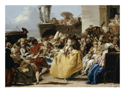 Carnival Scene, Known As The Minuet by Giandomenico Tiepolo Pricing Limited Edition Print image