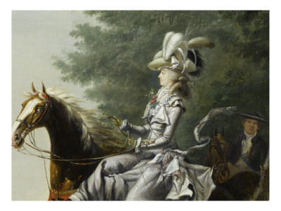 Marie-Antoinette Hunting With Dogs, 1780-1785 (Detail) by Louis-Auguste Brun Pricing Limited Edition Print image
