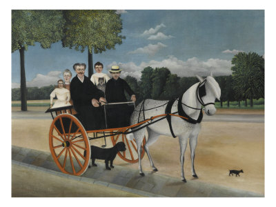The Carriage Of Pere Junier, 1908 by Henri Rousseau Pricing Limited Edition Print image