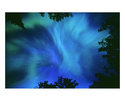 Northern Lights Or Aurora Borealis, Tilton Lake, Sudbury, Ontario, Canada. by Mike Grandmaison Pricing Limited Edition Print image