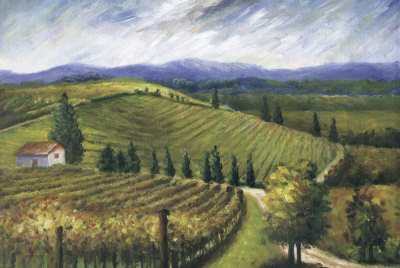 Tuscan Fields by Marie Frederique Pricing Limited Edition Print image