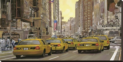 Taxis Of New York by Furtesen Pricing Limited Edition Print image