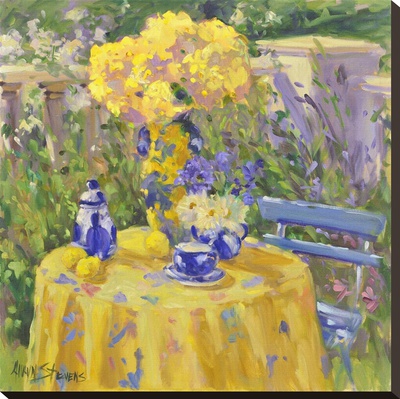 Table In Yellow by Allayn Stevens Pricing Limited Edition Print image