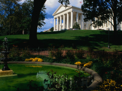 Virginia State Capitol Building And Gardens, Richmond, Usa by Rick Gerharter Pricing Limited Edition Print image
