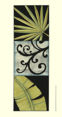 Palms And Scrolls Iii by Jennifer Goldberger Pricing Limited Edition Print image