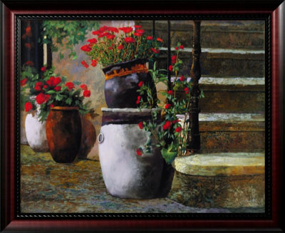 Stairway To The Garden by Guido Borelli Pricing Limited Edition Print image