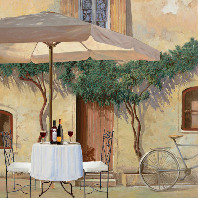 Un Hombra In Cortile by Guido Borelli Pricing Limited Edition Print image