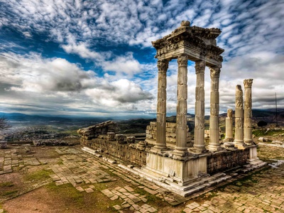 Trajan Temple by Nejdet Duzen Pricing Limited Edition Print image