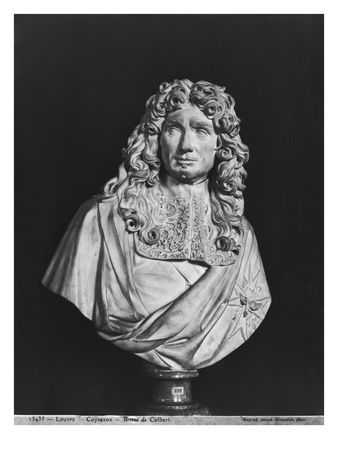Bust Of Jean-Baptiste Colbert De Torcy by Antoine Coysevox Pricing Limited Edition Print image