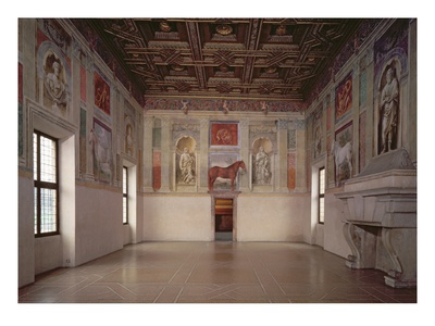 View Of The Sala Dei Cavalli, 1528 by Giulio Romano Pricing Limited Edition Print image