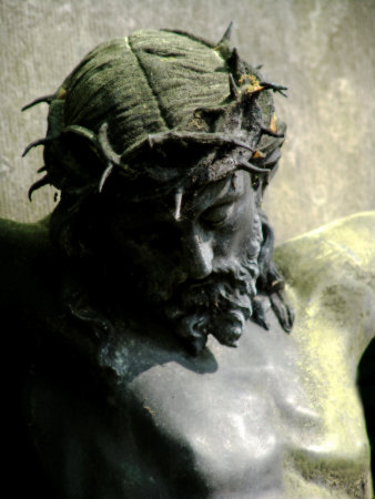 Statue Of The Head Of Christ With The Crown Of Thorns by Ilona Wellmann Pricing Limited Edition Print image