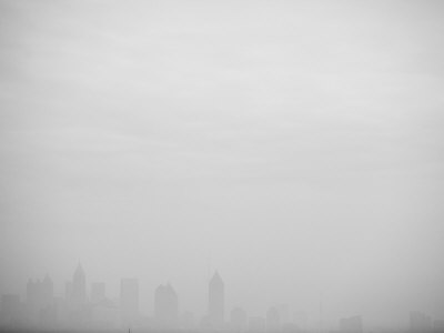 View From A Window On The 20Th Floor Of A Hotel In Buckhead by Stephen Alvarez Pricing Limited Edition Print image