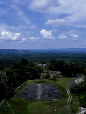Central Plaza At The Maya City Of Caracol by Stephen Alvarez Pricing Limited Edition Print image