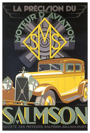 La Precision Du Moteur D'aviation Salmson by G. Kow Pricing Limited Edition Print image