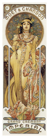 Moet And Chandon by Alphonse Mucha Pricing Limited Edition Print image