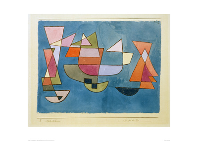 Sailing Boats by Paul Klee Pricing Limited Edition Print image