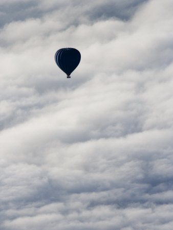 Hot Air Ballons Flying Through The Sky Above Clouds by Scott Stulberg Pricing Limited Edition Print image