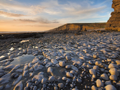 Southerndown On The Heritage Coast, Southerndown, South Wales, Wales, Uk by Adam Burton Pricing Limited Edition Print image