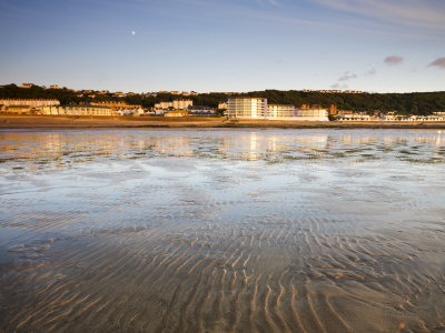 Low Tide On The Sandy Beach At Westward Ho!, Devon, England, United Kingdom, Europe by Adam Burton Pricing Limited Edition Print image