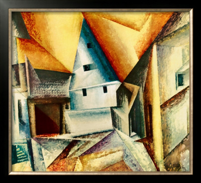 Upper Weimar by Lyonel Feininger Pricing Limited Edition Print image
