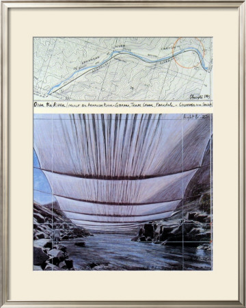 Arkansas River From Underneath by Christo Pricing Limited Edition Print image