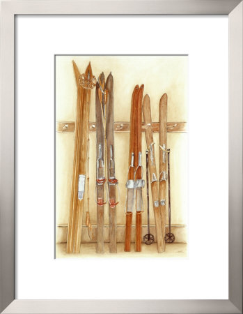 Old Skis Ii by Laurence David Pricing Limited Edition Print image