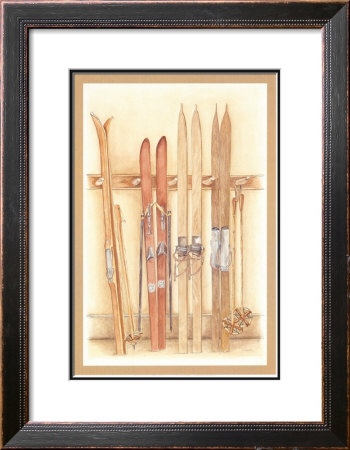 Old Skis I by Laurence David Pricing Limited Edition Print image