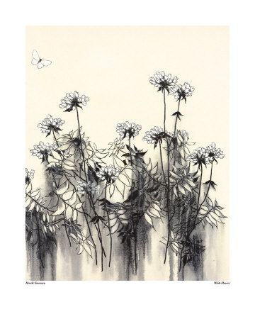 White Flowers by Hans Andkjaer Pricing Limited Edition Print image