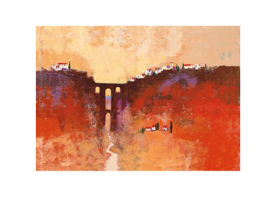 New Bridge, Ronda by Colin Ruffell Pricing Limited Edition Print image