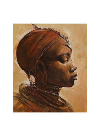 Masai Woman I by Jonathan Sanders Pricing Limited Edition Print image