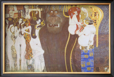 The Adversarial Violences, 1902 by Gustav Klimt Pricing Limited Edition Print image