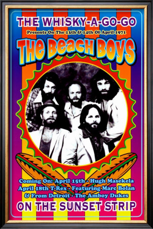 The Beach Boys At The Whiskey A-Go-Go by Dennis Loren Pricing Limited Edition Print image
