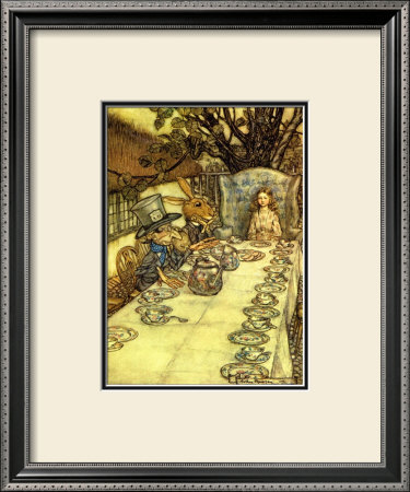 The Mad Tea Party by Arthur Rackham Pricing Limited Edition Print image