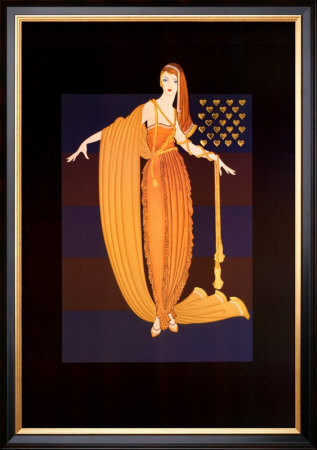 Fringe Cape by Erté (Romain De Tirtoff) Pricing Limited Edition Print image