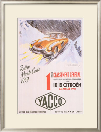 Rallye Monte Carlo, 1959 by Geo Ham Pricing Limited Edition Print image