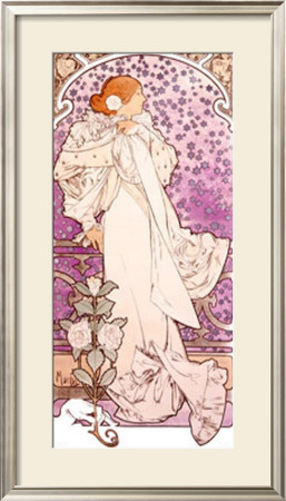 Mucha Sarah Bernhardt Tour Poster by Alphonse Mucha Pricing Limited Edition Print image