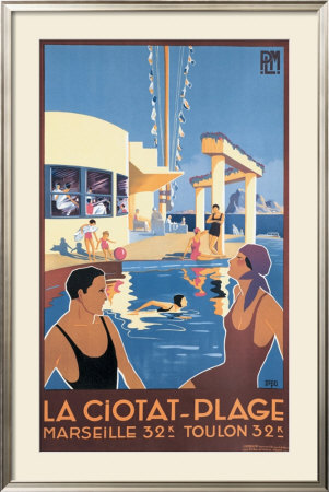 La Ciotat, Plage by Dabo Pricing Limited Edition Print image