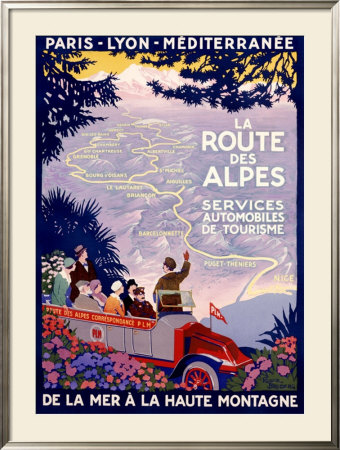 La Route Des Alpes by Roger Broders Pricing Limited Edition Print image