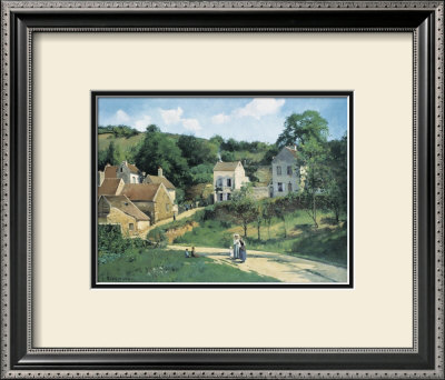 L'hermitage At Pontoise, C.1867 by Camille Pissarro Pricing Limited Edition Print image