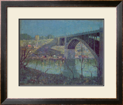 Spring Night, Harlem River, 1913 by Ernest Lawson Pricing Limited Edition Print image