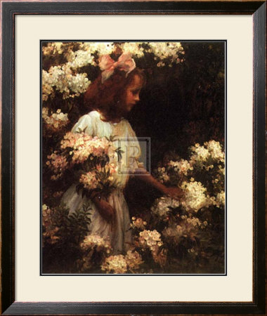 Garden Walk by Charles Courtney Curran Pricing Limited Edition Print image