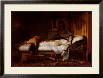 The Death Of Cleopatra by Jean Andre Rixens Pricing Limited Edition Print image