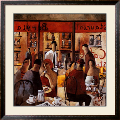 Cafe New York by Didier Lourenco Pricing Limited Edition Print image