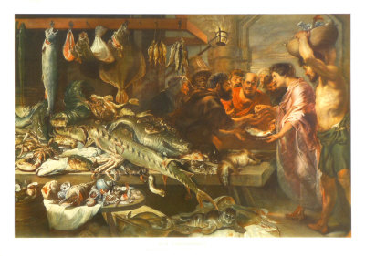 Fish Market by Sir Anthony Van Dyck Pricing Limited Edition Print image