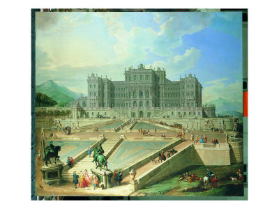 The Castle Of Rivoli, According To The Plan By Filippo Juvarra by Marcello Dudovich Pricing Limited Edition Print image