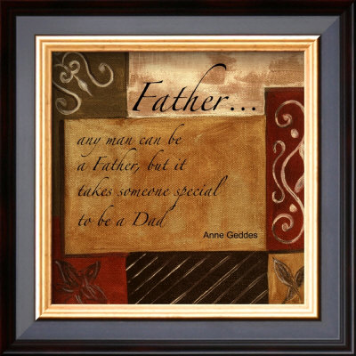 Words To Live By, Father by Debbie Dewitt Pricing Limited Edition Print image