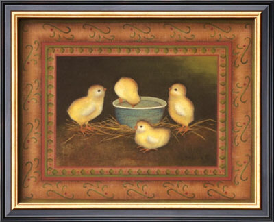 Chicks With Water by Kim Lewis Pricing Limited Edition Print image