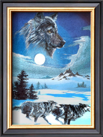 Running Wolves by Gary Ampel Pricing Limited Edition Print image
